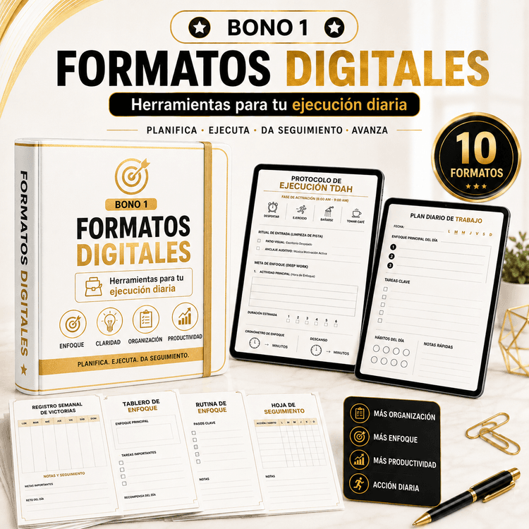 Bono 1 — Formatos Digitales para ejecución diaria